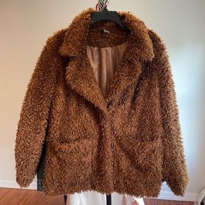 Brown Teddy Coat.